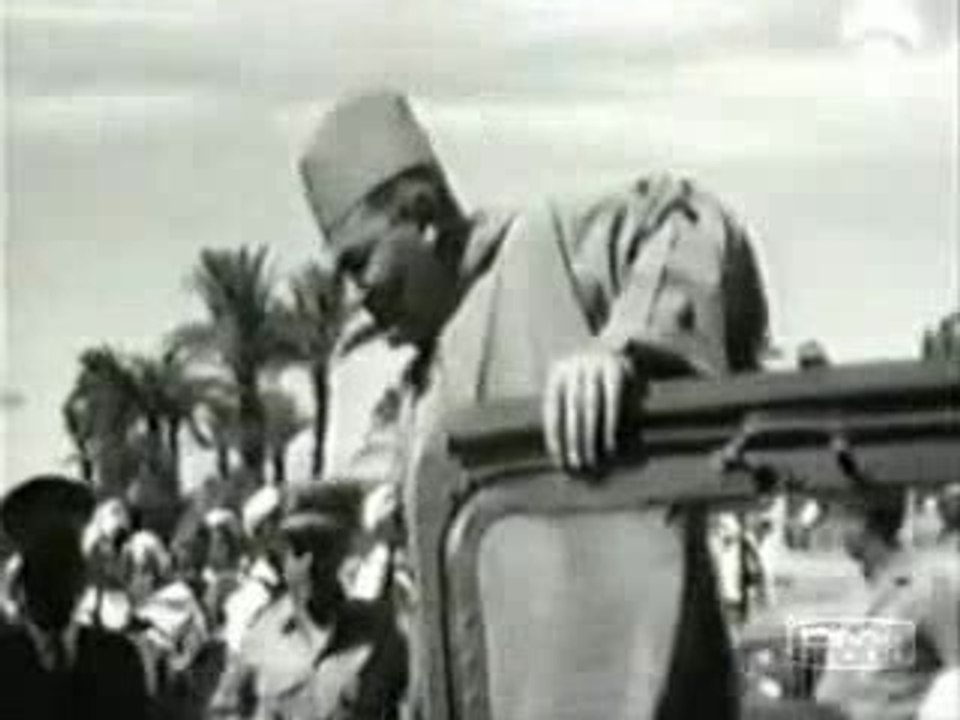 Visite de feu Mohammed V au Sahara
