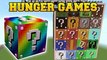 Minecraft PopularMMOs: GamingWithJen LUCKY BLOCK HUNGER GAMES - Lucky Block Mod