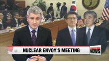 S. Korea, U.S. chief nuke envoys to continue talks on N. Korea sanctions
