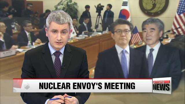 S. Korea, U.S. chief nuke envoys to continue talks on N. Korea sanctions