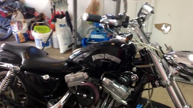 2002 sportster 883 project