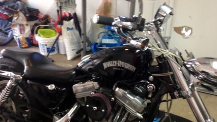 2002 sportster 883 project