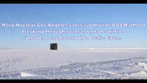 Nuclear Submarine Breaking Through Arctic Ice