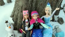 Frozen Aventura Congelante com Elsa Anna Barbie e Olaf do Filme Frozen Novelinha em Portugues