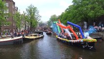 Kings Day Amsterdam Holland 2014 Party Boat