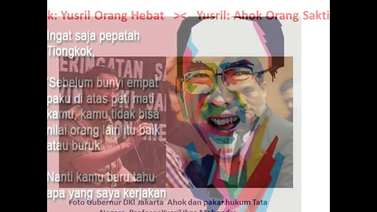 KATA KATA INSPIRASI AHOK = EPS - I