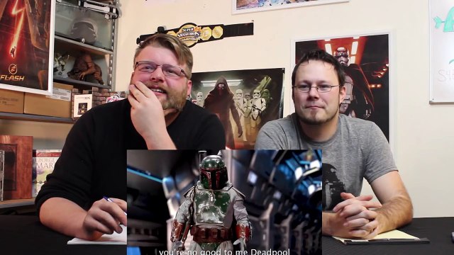 Epic Rap Battles of History Deadpool vs Boba Fett REACTION!!