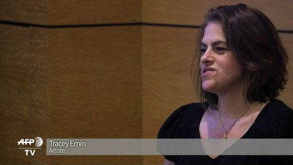 Inauguration de l'expo d'Emin Tracy au Art Basel de Hong Kong