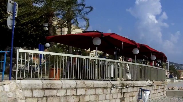 Beach @ Menton, South of France on 14/10/11