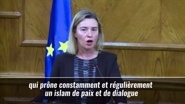 Attentats : la chef de la diplomatie de l'UE en pleurs