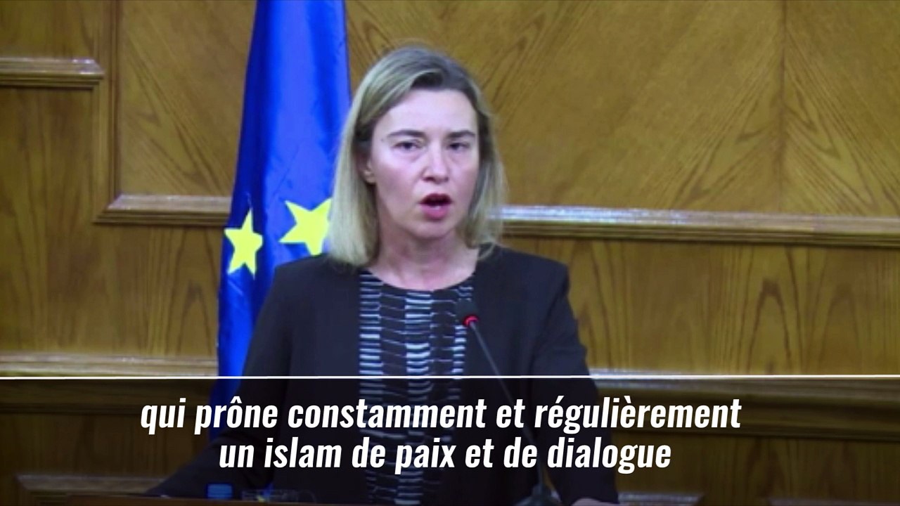 Attentats : la chef de la diplomatie de l'UE en pleurs