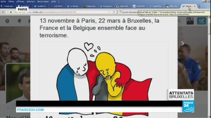 #TenirBon, #JeSuisBelge... Internet réagit aux attentats de Bruxelles et affiche son soutien à la Belgique