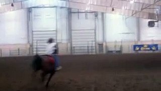 Barrel Racing on a wicked horse!