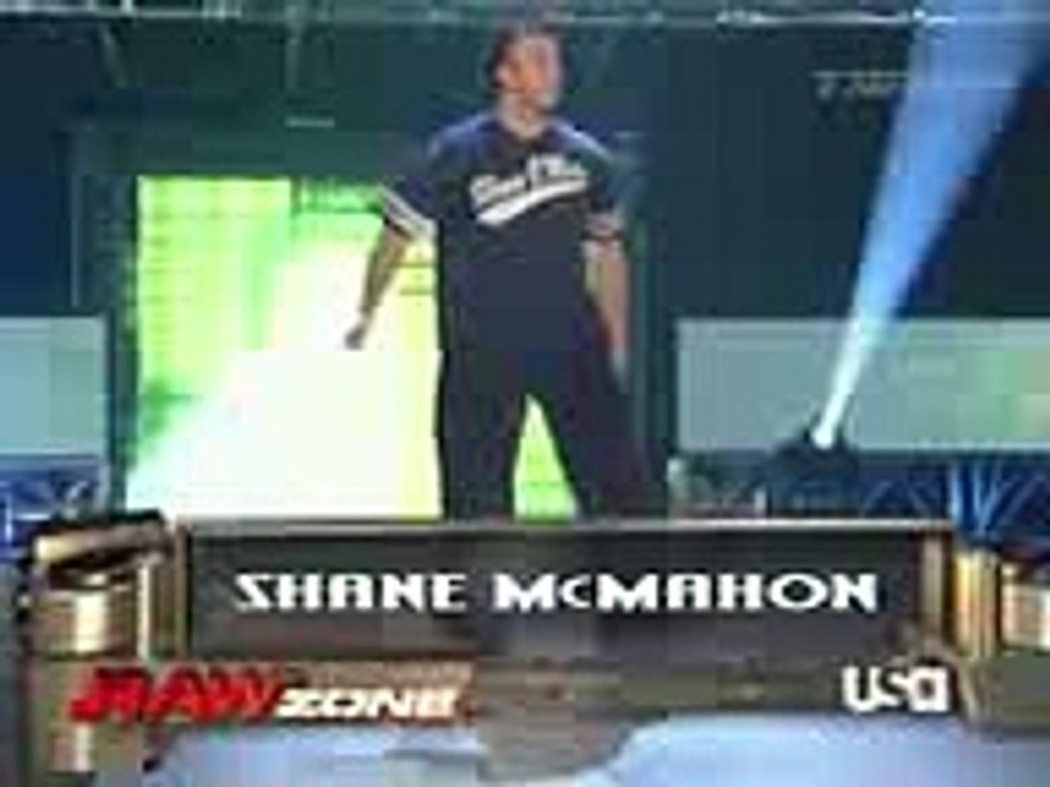 hbk vs. shane mcmahon wwe raw single match 24.04.2006