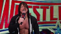 AJ Styles interrupts Fandango vs. Chris Jericho  Raw, March 21, 2016