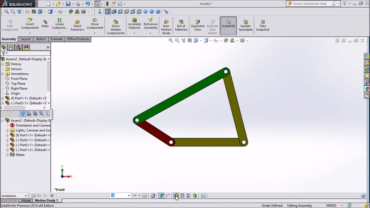 Bar Animation in Solidworks