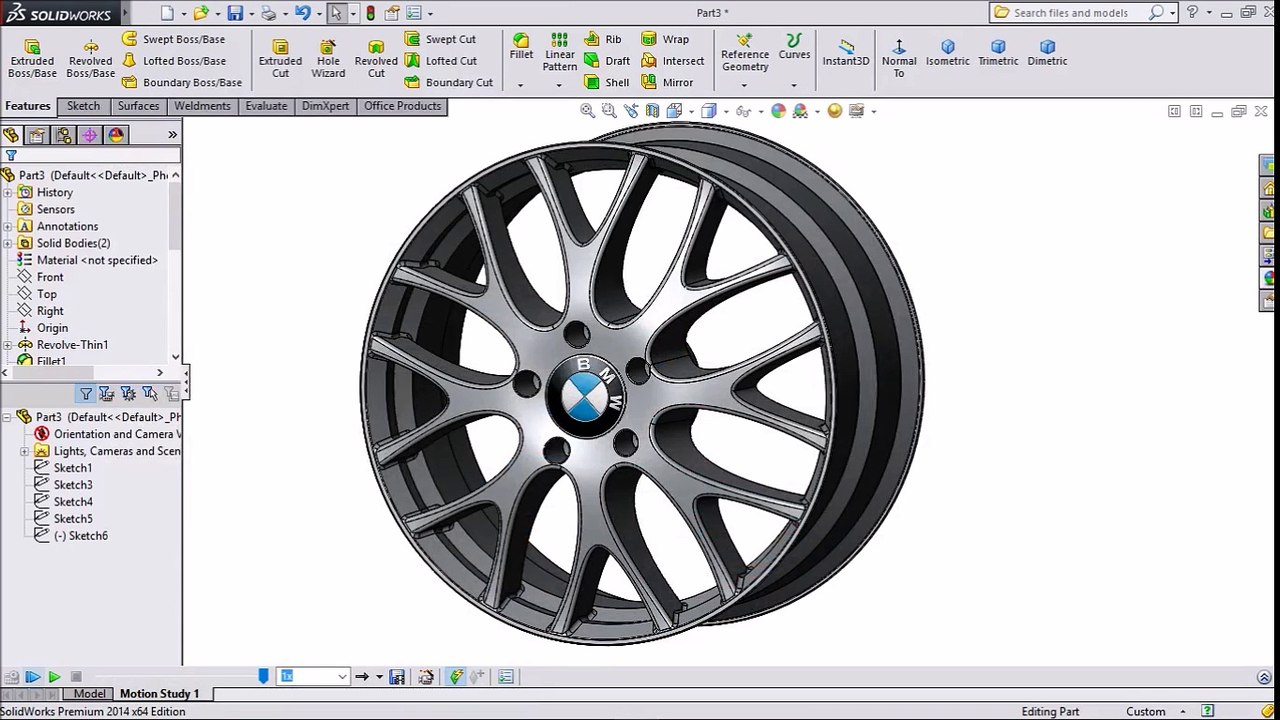 BMW M5 rim