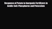 Read ‪Response of Potato to Inorganic Fertilizers in Acidic Soil: Phosphorus and Potassium‬