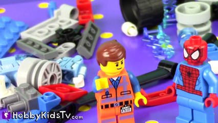 LEGO SPIDER TRIKE vs Electro and Emmet Spiderman SUPERHERO 76014 HobbyKidsTV