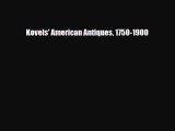 Read ‪Kovels' American Antiques 1750-1900‬ Ebook Free