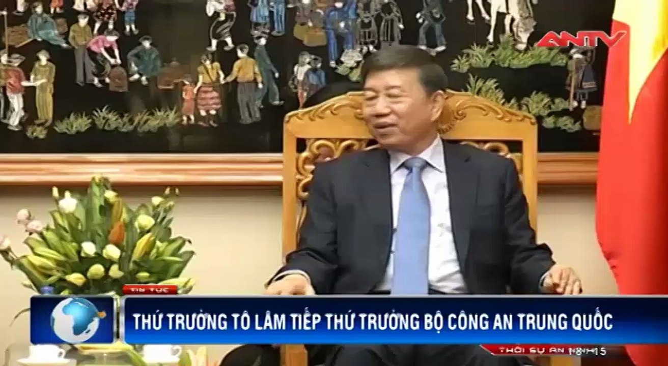 Thứ trưởng Tô Lâm tiếp Thứ trưởng Bộ Công an Trung Quốc