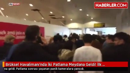 Brüksel Havalimanı'nda İki Patlama Meydana Geldi! İlk Görüntüler