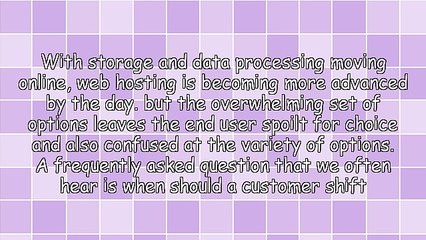 When Should I Shift From Shared Hosting To A VPS?