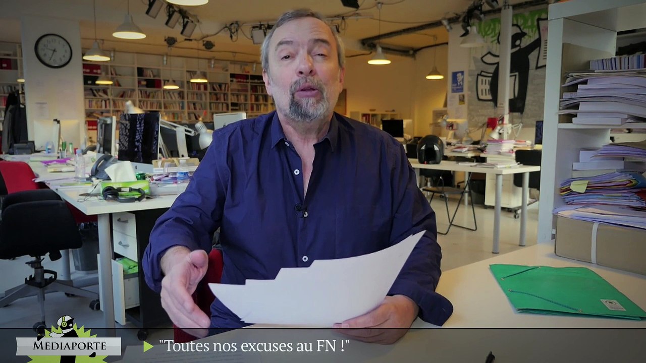 Toutes nos excuses au FN