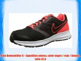 Nike Downshifter 6 - Zapatillas unisex color negro / rojo / blanco talla 42.5