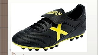 Munich Mundial - Botas unisex color negro / amarillo talla 46