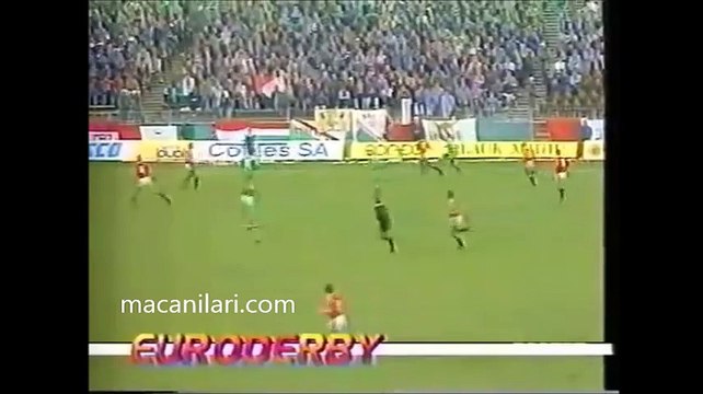 10.04.1991 - 1990-1991 UEFA Cup Winners' Cup Semi Final 1st Leg Legia Varşova 1-3 Manchester United