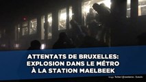 Attentats à bruxelles: Explosion dans le métro à la station Maelbeek