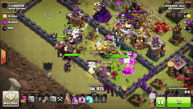 Clash of Clans Clan Wars TOWN HALL 10 VS TOWN HALL 10 Defend and Revenged