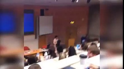 Leeds Metropolitan University professor strips down to his UNDERWEAR