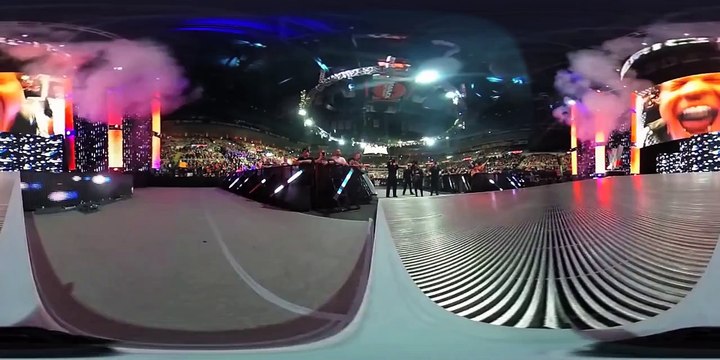 Experience Chris Jerichos entrance in 360 degrees!