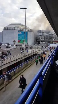 Premières images de l'attentat à l'aéroport de Bruxelles
