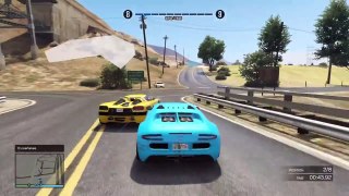 GTA 5 Online | Online Race With The Bugatti Veyron [1st Place]