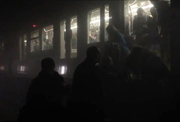 Les images amateur de l'explosion dans le métro de Bruxelles