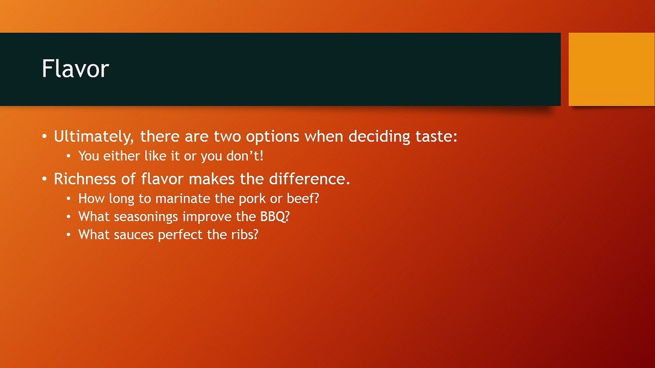 What Makes the Best Barbecue