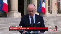 Bernard Cazeneuve annonce un renforcement du dispositif de sécurité en France après les attaques à Bruxelles
