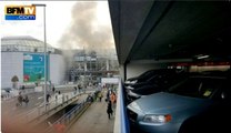 Terrorisme et attentat à l’aéroport de Bruxelles- images des plusieurs blessés_ 22/03/2016