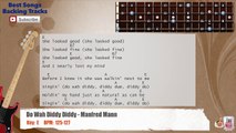 Do Wah Diddy Diddy - Manfred Mann Bass Backing Track with scale, chords and lyrics