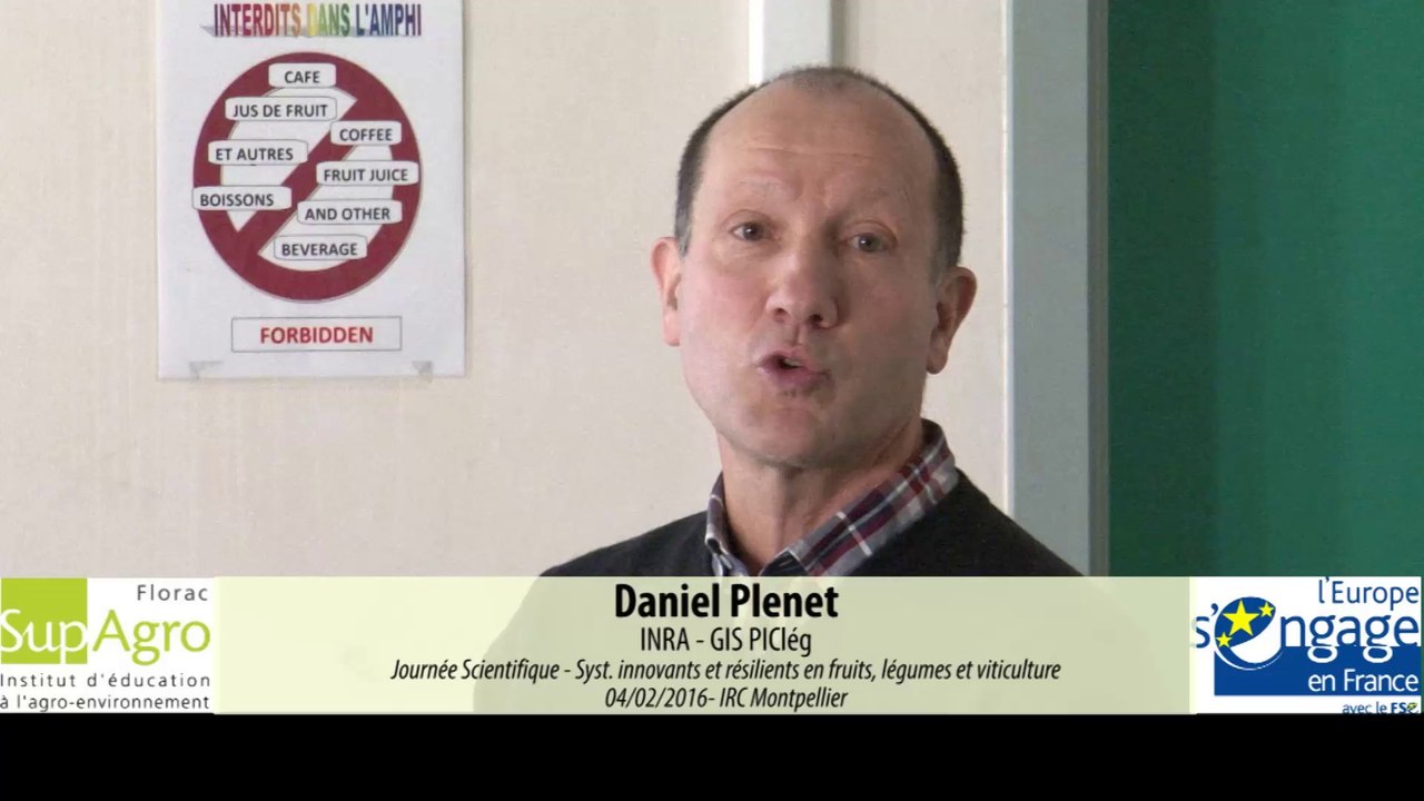 Daniel Plenet - Présentation du guide méthodologique pour des systèmes innovants en productions fruitières