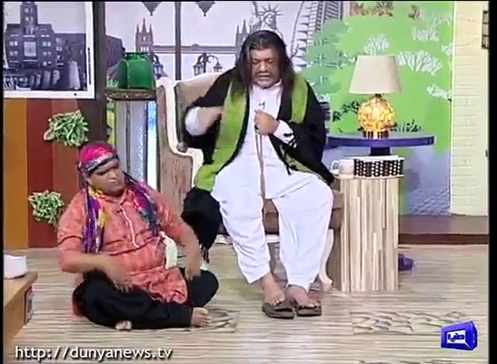 Azizi as Astrologist - Very Funny - Hasb e Haal on Dunya News