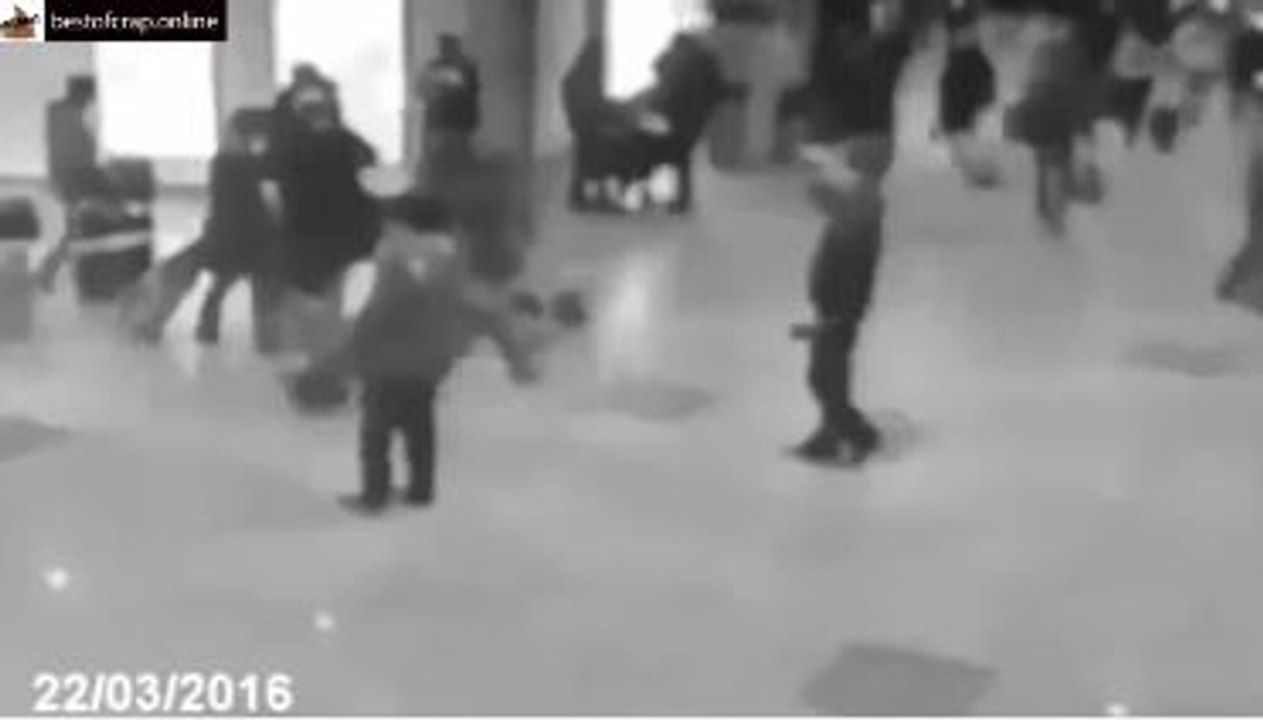 Brussels Airport Attack CCTV EXCLUSIVE Footage FROM INSIDE #BrusselsTerroristAttacks