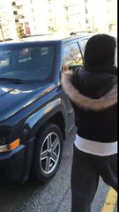 I confronted a handicap parking thief, she assaults me!