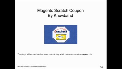 Magento Scratch Coupon By Knowband