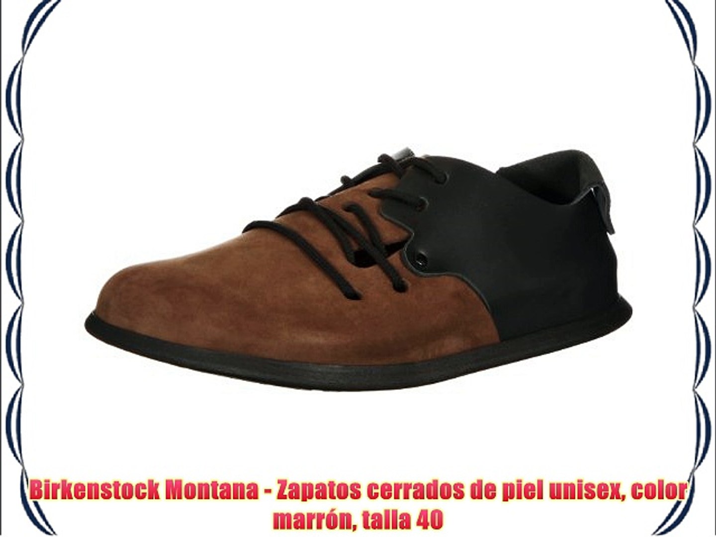 Birkenstock Montana - Zapatos cerrados de piel unisex color marrón talla 40  - video Dailymotion