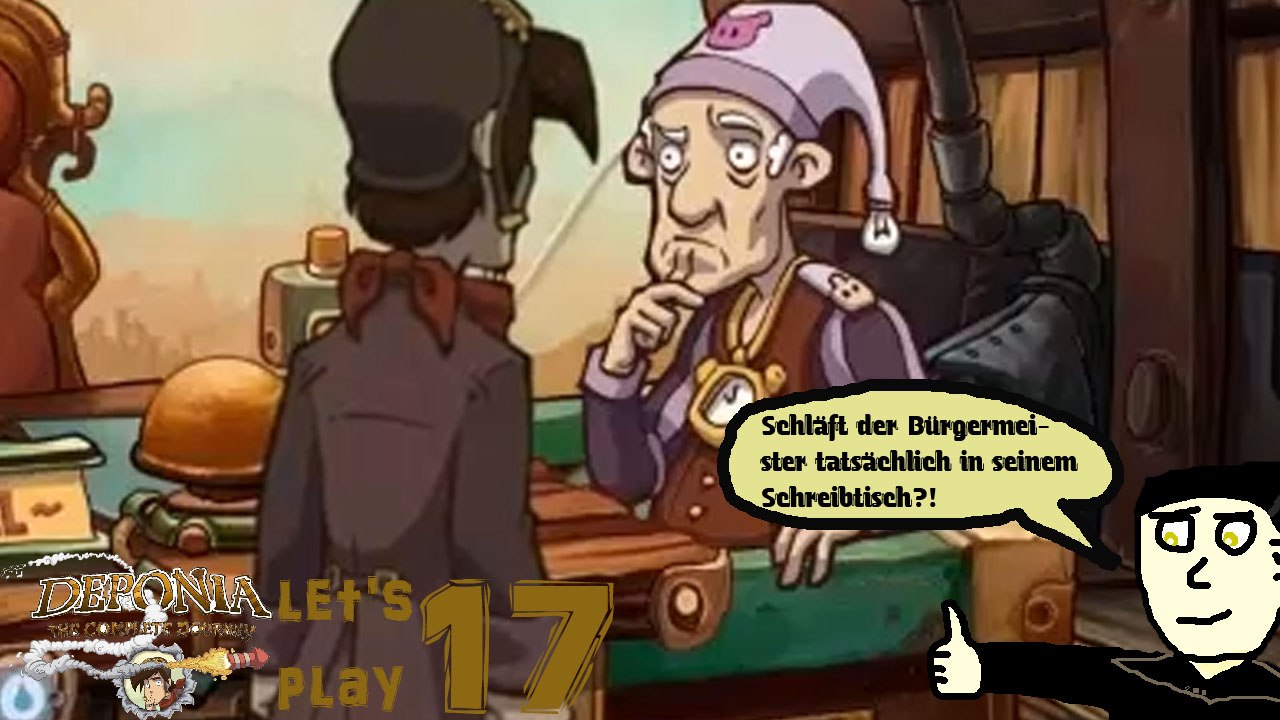 Deponia: The Complete Journey Let's Play 17: Bürgermeister Lotek