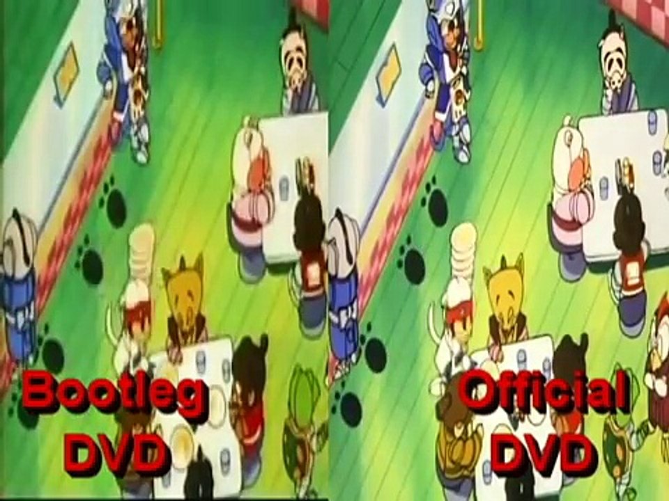 Samurai Pizza Cats DVD comparision